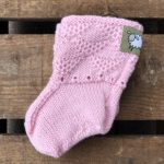 Babysokk rosa